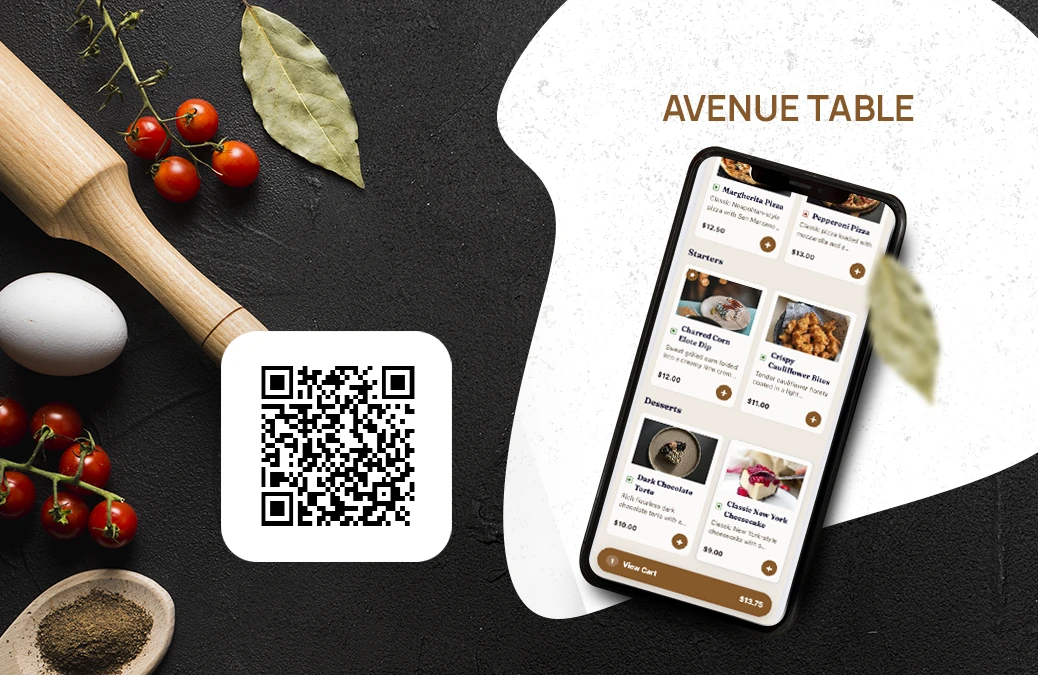 Conic QR Menu