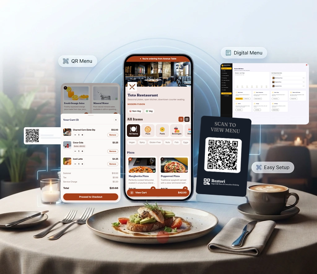 Reztori QR Menu